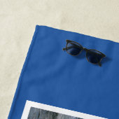 Atlantic Ocean Customizable Blue Beach Handtuch (Beispiel)