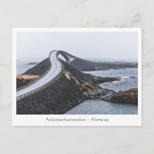 Atlantic Ocean Road Postkarte