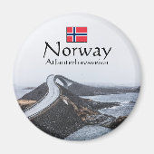 Atlantic Ocean Road Souvenir Magnet (Vorne)