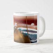 Atlantic Ocean Storm Ship Jumbo-Tasse (Vorderseite Rechts)