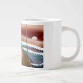 Atlantic Ocean Storm Ship Jumbo-Tasse (Rechts)