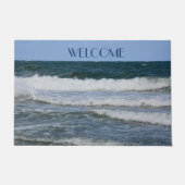 Atlantic Ocean Waves Seascape Fotografy Willkommen Fußmatte (Vorderseite)