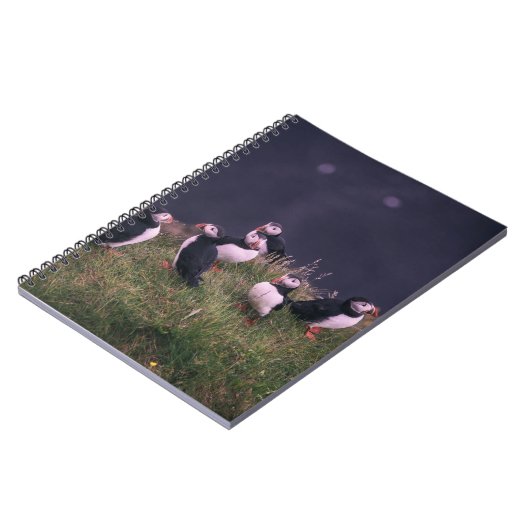 Atlantic Puffers Notebook Notizblock (Linke Seite)