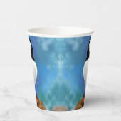 Atlantic Puffin Bird - Clown Beak - Malerei Pappbecher (Links)