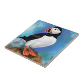Atlantic Puffin Bird Keramik Tile - Malerei Fliese (Seite)