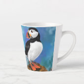 Atlantic Puffin Bird Latte Tasse - Clown Beak (Rechts)