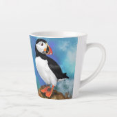 Atlantic Puffin Bird Latte Tasse - Malerei (Rechts)
