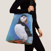 Atlantic Puffin Crossbody Bag Tragetaschen Mit Langen Trägern (Von Nahem)