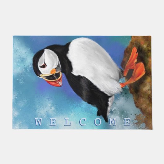 Atlantic Puffin Doormat Fußmatte (Vorderseite)