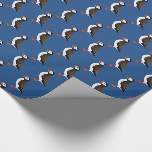 Atlantic Puffin Geschenkpapier (Ecke)