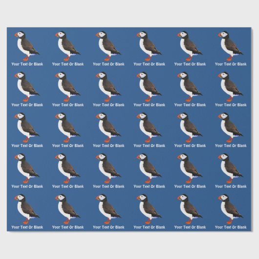 Atlantic Puffin Geschenkpapier (Flach)