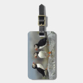 Atlantic Puffin Group Gepäckanhänger (Vorderseite vertikal)