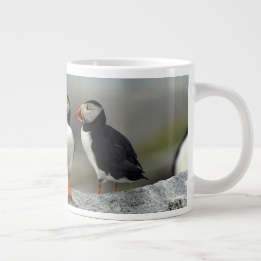 Atlantic Puffin Group Jumbo-Tasse (Rechts)
