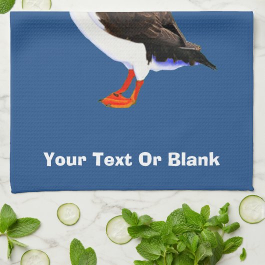 Atlantic Puffin Handtuch (Gefaltet)