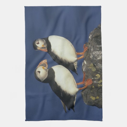 Atlantic Puffin Handtuch (Vertikal)