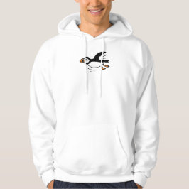 Atlantic Puffin in Flight Hoodie