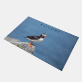 Atlantic Puffin in Machias, Maine Fußmatte (Schrägansicht)