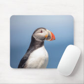 Atlantic Puffin in Machias, Maine Mousepad (Mit Mouse)