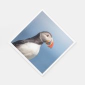 Atlantic Puffin in Machias, Maine Serviette (Ecke)