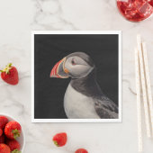 Atlantic Puffin in Machias, Maine Serviette (Beispiel)