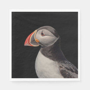 Atlantic Puffin in Machias, Maine Serviette