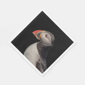 Atlantic Puffin in Machias, Maine Serviette (Ecke)