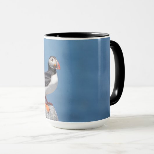 Atlantic Puffin in Machias, Maine Tasse (VorderseiteRechts)