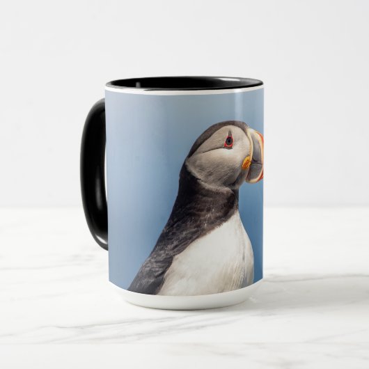 Atlantic Puffin in Machias, Maine Tasse (Vorderseite Links)