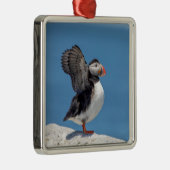 Atlantic Puffin in Machias, ME Ornament Aus Metall (Rechts)