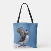 Atlantic Puffin in Machias, ME Tasche (Rückseite)