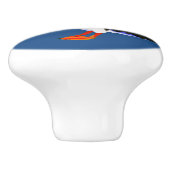 Atlantic Puffin Keramikknauf (Seitenansicht)