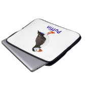 Atlantic Puffin Laptopschutzhülle (Vorne Knopf)