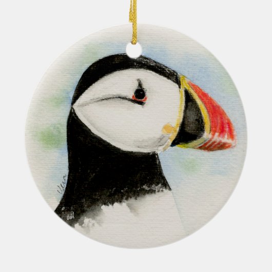 Atlantic Puffin Ornament (Hinten)