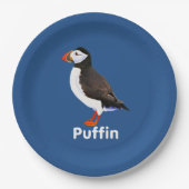 Atlantic Puffin Pappteller (Vorderseite)