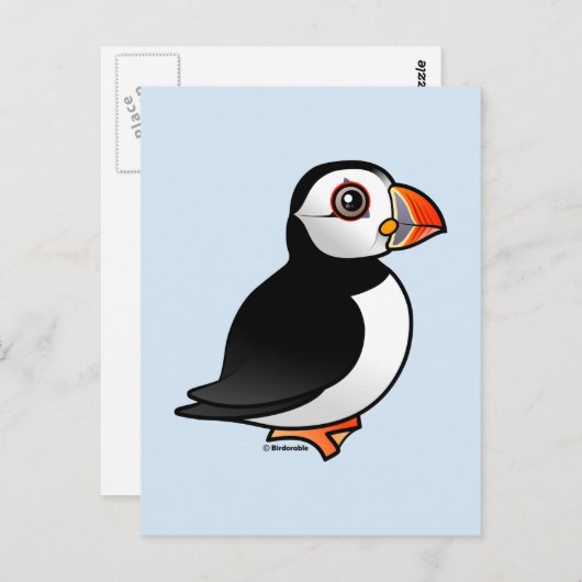 Atlantic Puffin Postkarte (Vorne/Hinten)