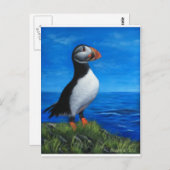 Atlantic Puffin Postkarte (Vorne/Hinten)