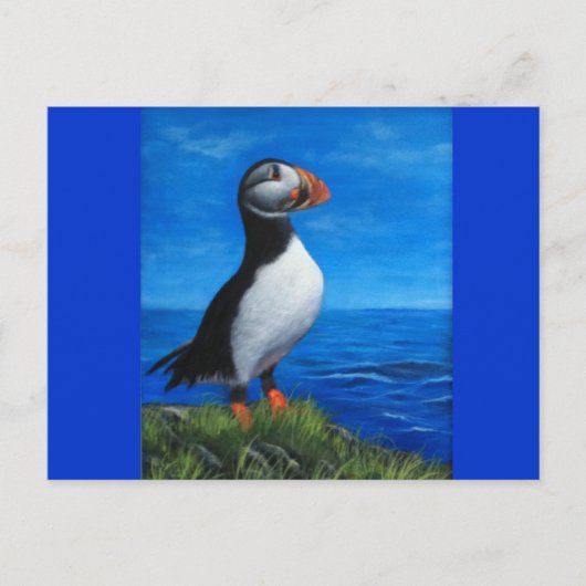 Atlantic Puffin Postkarte (Vorderseite)