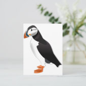 Atlantic Puffin Postkarte (Stehend Vorderseite)
