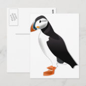 Atlantic Puffin Postkarte (Vorne/Hinten)