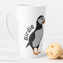Atlantic Puffin Stehend die Viel Glück Birdie Milchtasse