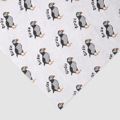 Atlantic Puffin Stehend die Viel Glück Birdie Seidenpapier (Ausschnitt)