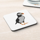 Atlantic Puffin Stehend Getränkeuntersetzer (Linke Seite)