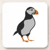 Atlantic Puffin Stehend Getränkeuntersetzer (Vorderseite)