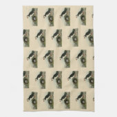 Atlantic Puffin von Audubons Vögeln von Amerika Geschirrtuch (Vertikal)