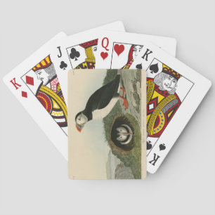 Atlantic Puffin von Audubons Vögeln von Amerika Spielkarten