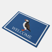 Atlantic Puffin - Willkommen Fußmatte (Schrägansicht)