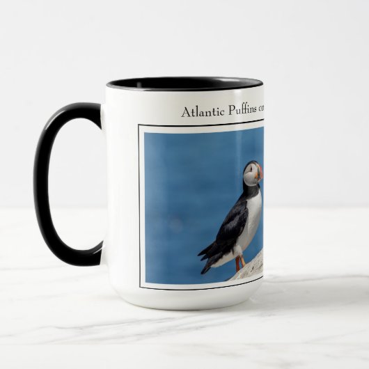 Atlantic Puffins Coffee Tasse (Links)
