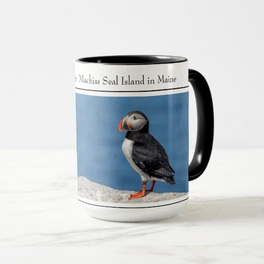 Atlantic Puffins Coffee Tasse (VorderseiteRechts)