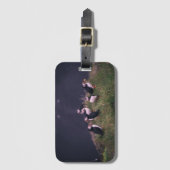 Atlantic Puffins Luggage Tag Gepäckanhänger (Vorderseite Vertikal)
