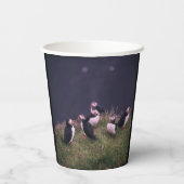 Atlantic Puffins Paper Cups Pappbecher (Rückseite)